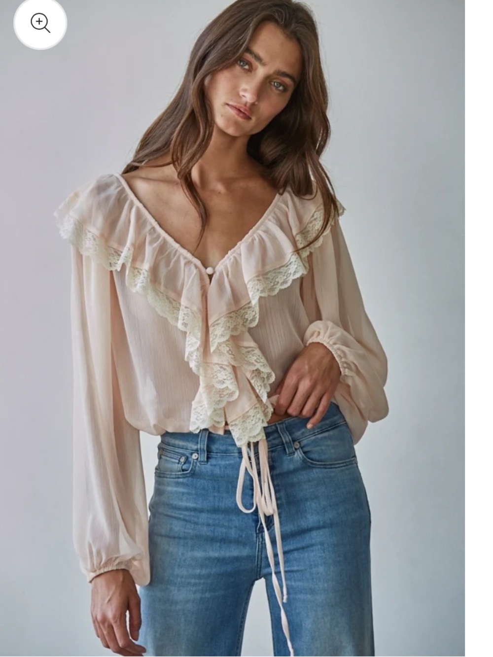 Prairie Chiffon Ruffle Top
